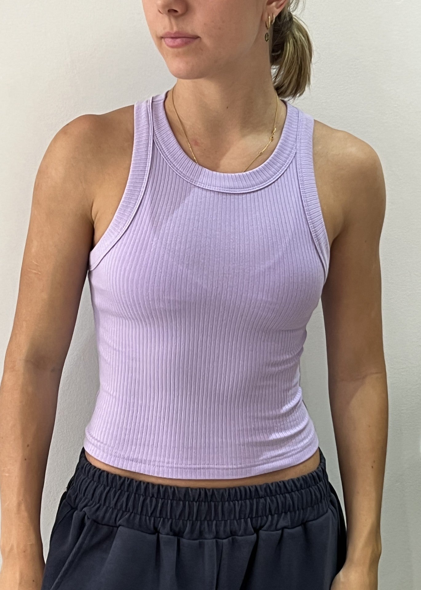 Lex Rib Tank - Lilac

