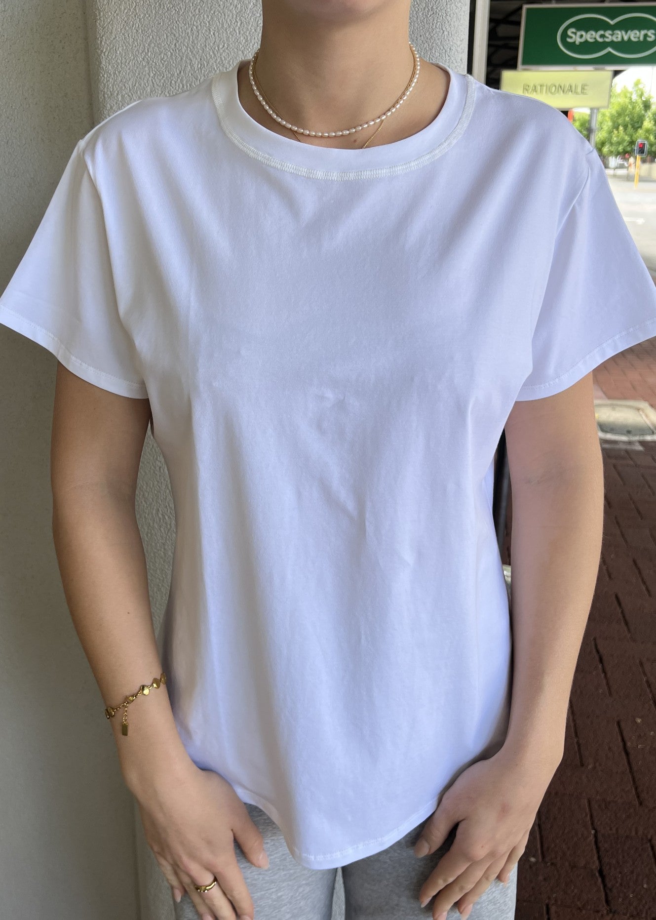 lex tee - white