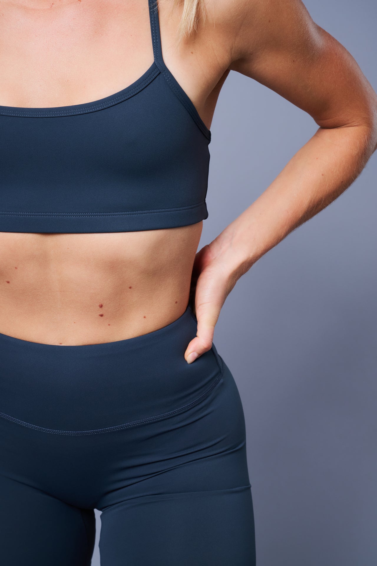 LEX Classic Racerback Crop - GRAPHITE